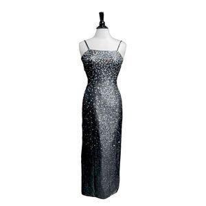 Modern Maids Collection Shimmer Spaghetti Strap Evening Gown Size 8